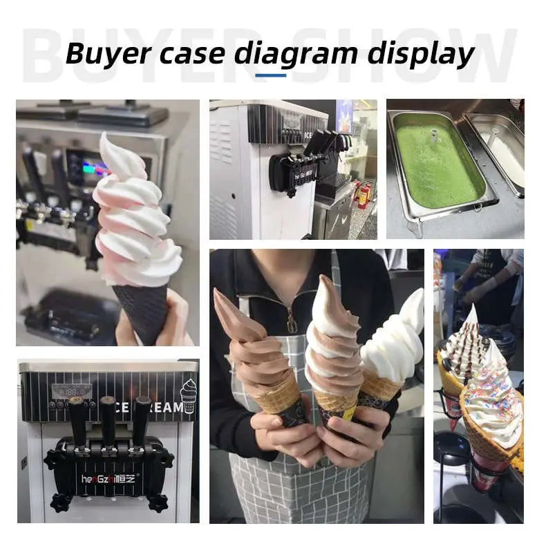 Hot Selling High Quality Vertical Ice Cream Machine Sofe Serve Ice Cream Maker for Dessert Shop Snack Bar Restaurant — image 7