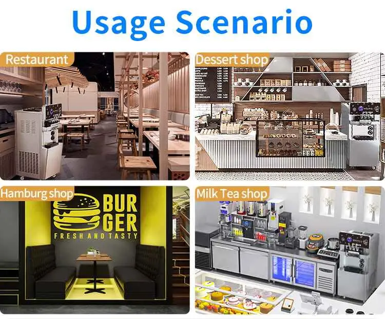 Chinese Best Choice Automatic Floor Standing Style Ice Cream Machine Kids Favorite Three Flavors Ice Cream — image 3