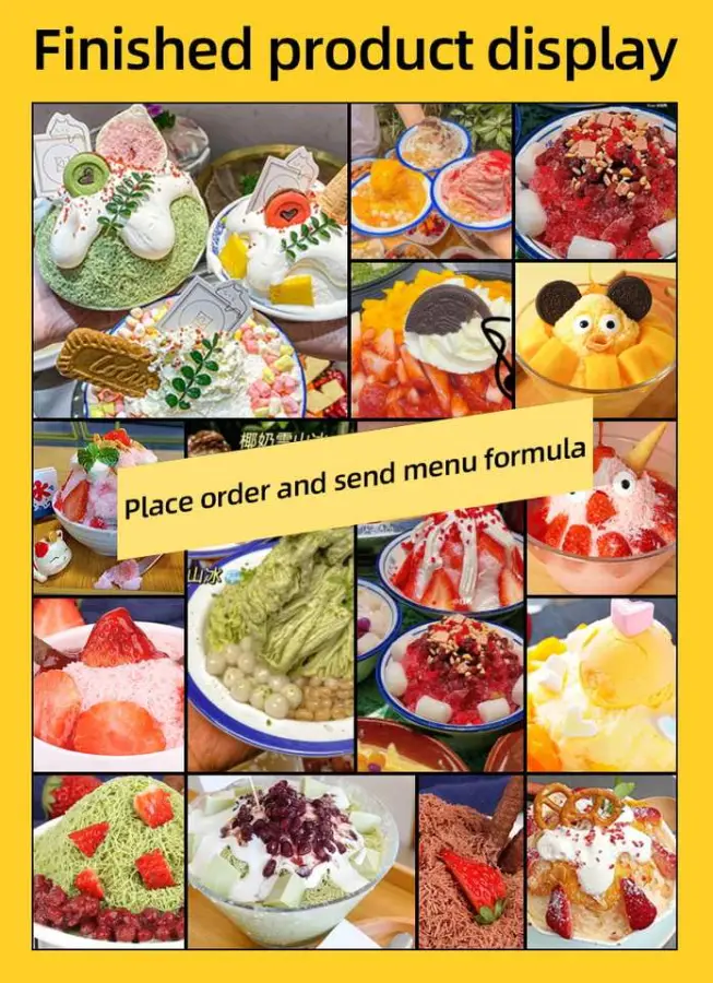 High Quality Electric Shaved Ice Cream Machine Shave Ice Bingsu Machine — image 6