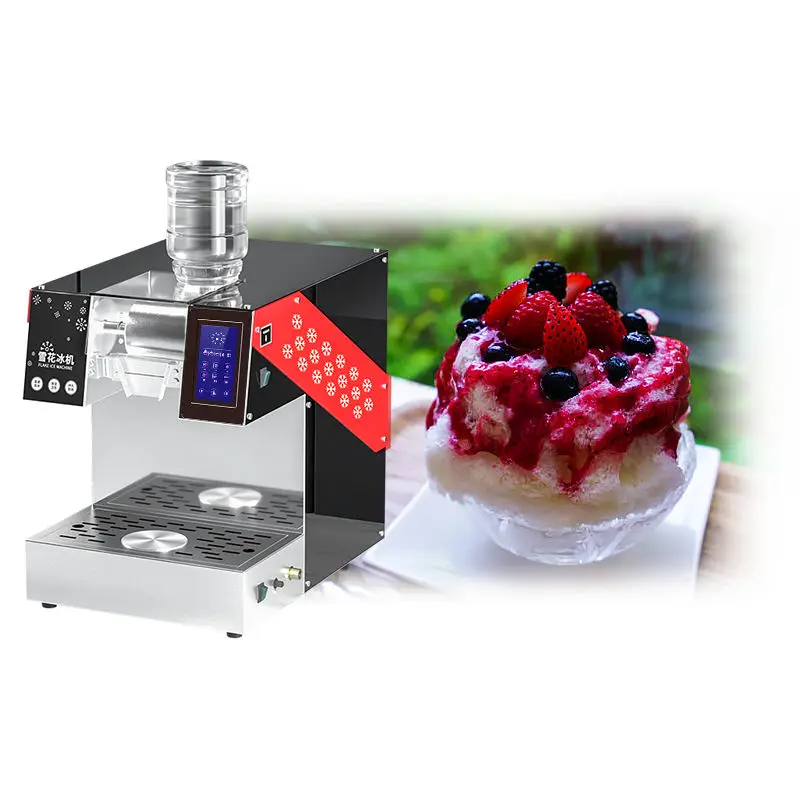 HENGZHI New Arrival Water Cooling 110V/220V Commercial Bingsu Machine Korean Shaved Ice Machine for Sale — image 4