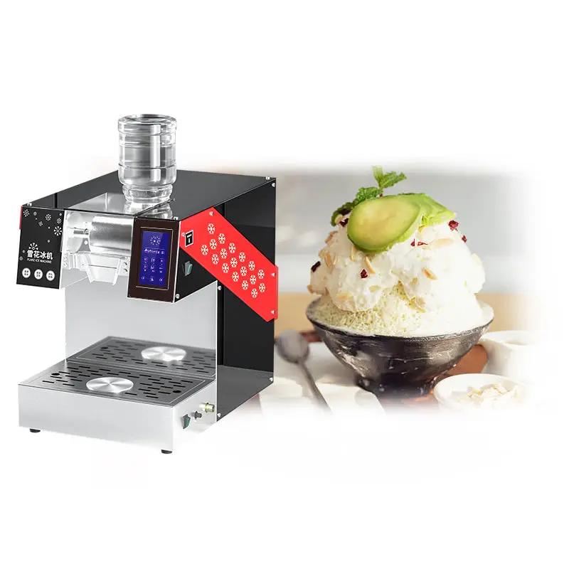 HENGZHI New Arrival Water Cooling 110V/220V Commercial Bingsu Machine Korean Shaved Ice Machine for Sale — image 5
