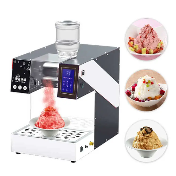 NEW ARRIVAL Hot Sale Dingsheng Manufacturer 304 Stainless Steel Full Automatic Snow Flake Ice Machine for Drinking Shop — image 4
