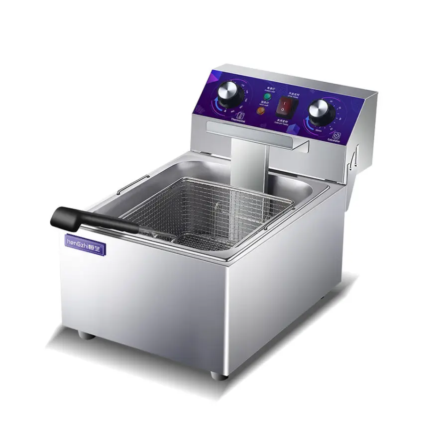 High Quality Stainless Steel Pro Fry Deep Fryer Home Safe to Operate — view 1