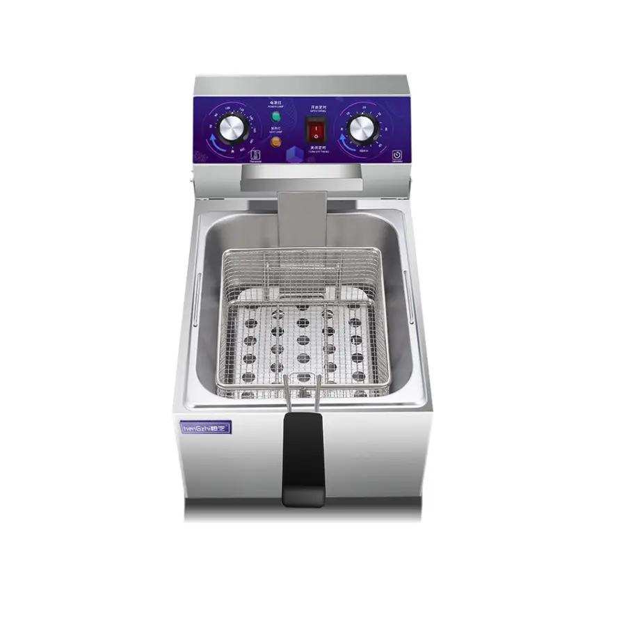 High Quality Stainless Steel Pro Fry Deep Fryer Home Safe to Operate — image 3
