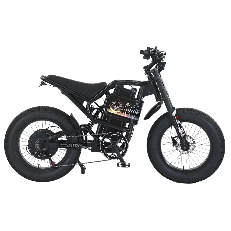AKEZ S300 60V 3000W High Power Electric Bike High Carbon Steel Frame Dual Suspension 25Ah Long Range — view 1