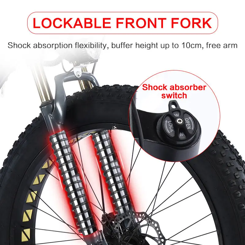 2025 Akez 29" 48V 500W 13ah Electric Commuter Bike off-Road Capable New Design — image 4