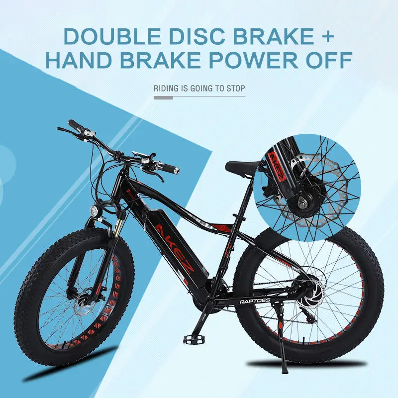 2025 Akez 29" 48V 500W 13ah Electric Commuter Bike off-Road Capable New Design — image 7