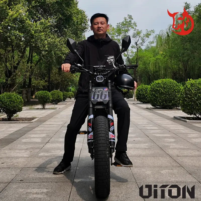 AKEZ S300 60V 3000W High Power Electric Bike High Carbon Steel Frame Dual Suspension 25Ah Long Range — image 5