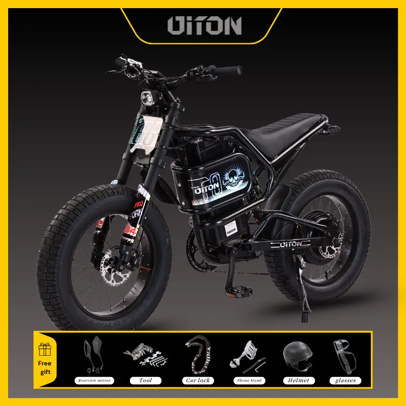 AKEZ S300 60V 3000W High Power Electric Bike High Carbon Steel Frame Dual Suspension 25Ah Long Range Urban Trail Riding — image 7