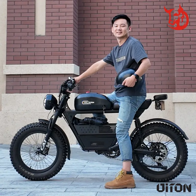 Diton 52V 1500W Fat Tire Electric Bike Adventure Ready E-Bike with 30Ah Battery Rugged Ride for City & Trail — image 3