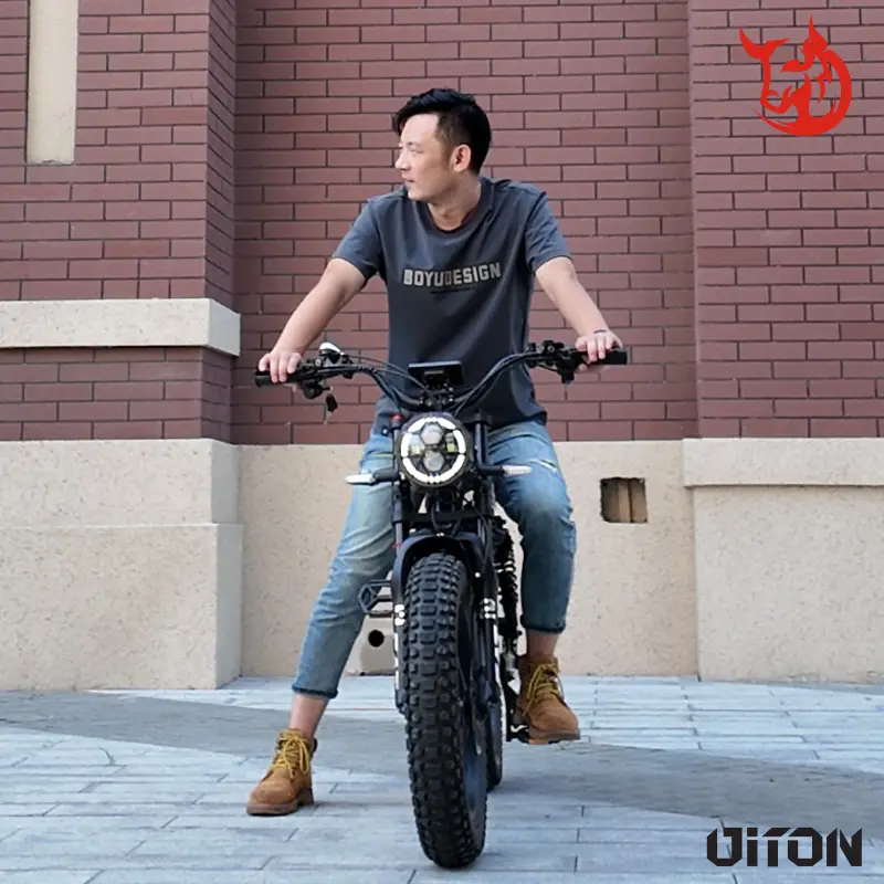 Diton 52V 1500W Fat Tire Electric Bike Adventure Ready E-Bike with 30Ah Battery Rugged Ride for City & Trail — image 4