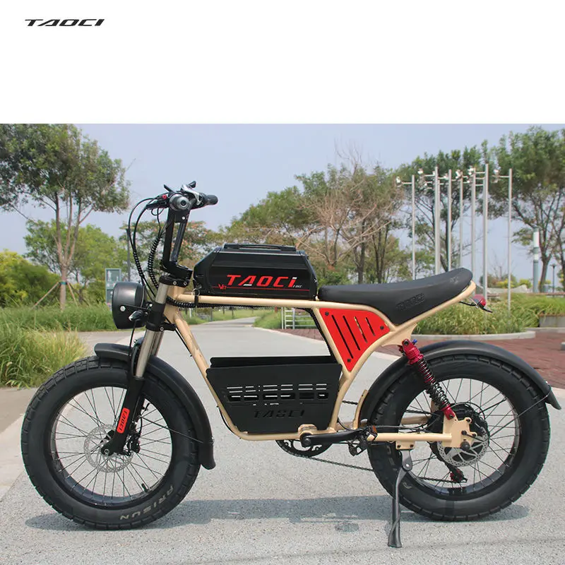 AKEZ 20" 48V 1500W Fat Tire Electric Bike-Powerful, High-Speed, Off-Road Ready, Perfect for Adventure & Outdoor Exploration — image 3