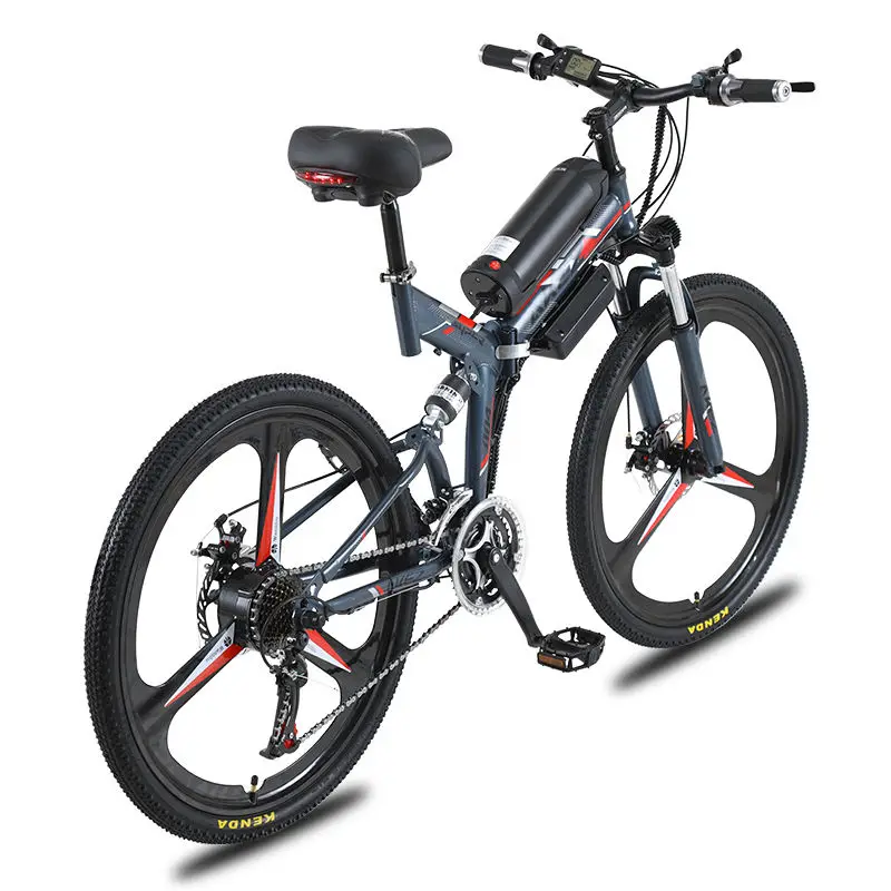 AKEZ 26" Foldable Electric Bike|Lightweight Carbon SteelDual Disc Brakes |Smooth&Reliable Urban Folding E-Bike — view 4