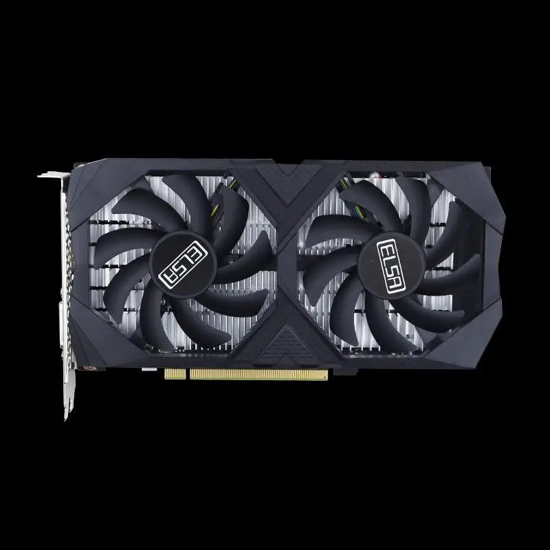 New Original Wholesale Price ELSA RTX3050 Graphics Card Video Card 6GB DDR6 Dual Fans DP HDMl DVI Output Interface — view 1