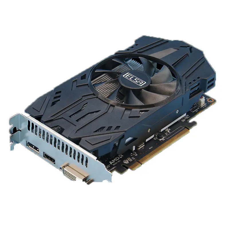 ELSA Fast Delivery RX560 4G One Fan Graphic Card 4G/128bit Frequency 1206/7000MHz GDDR5 for Gaming or Server — image 3