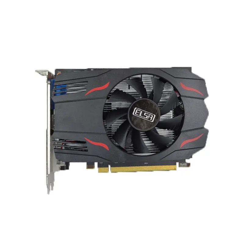 Wholesale Elsa AMD R7240 4G Graphic Card with 4G/128bit Frequency 780/1333MHz GDDR3 for Gaming or Server — view 1