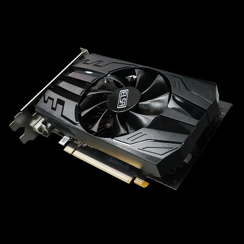 High Quality DP/HD/DVI GDDR5 4G/128BIT Single Fan GTX1650 Chipset Graphics Card for Computer — image 3
