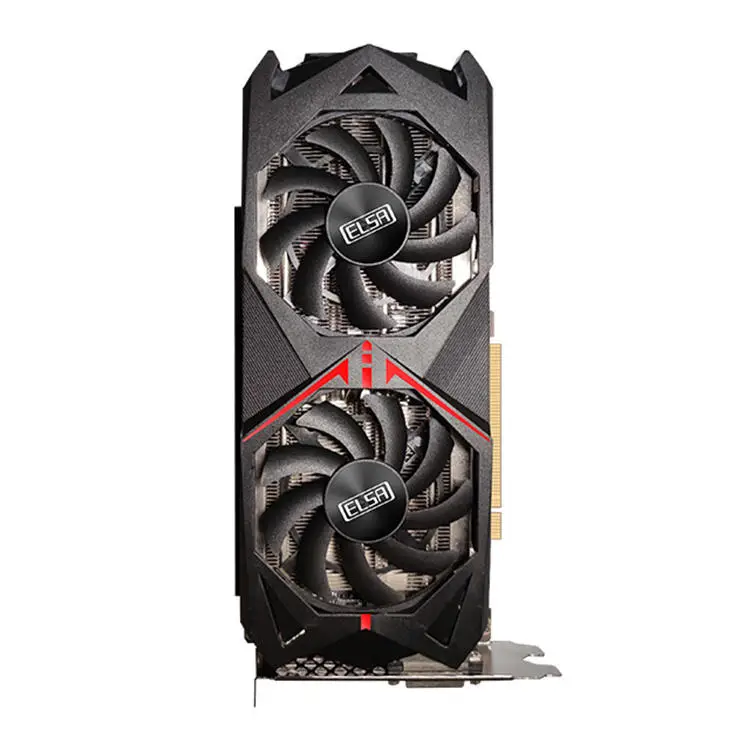 Hot Sale Dual Fan AMD GDDR6 GPU RTX2060 Super 6G 192 BIT Gaming Graphics Card — view 1
