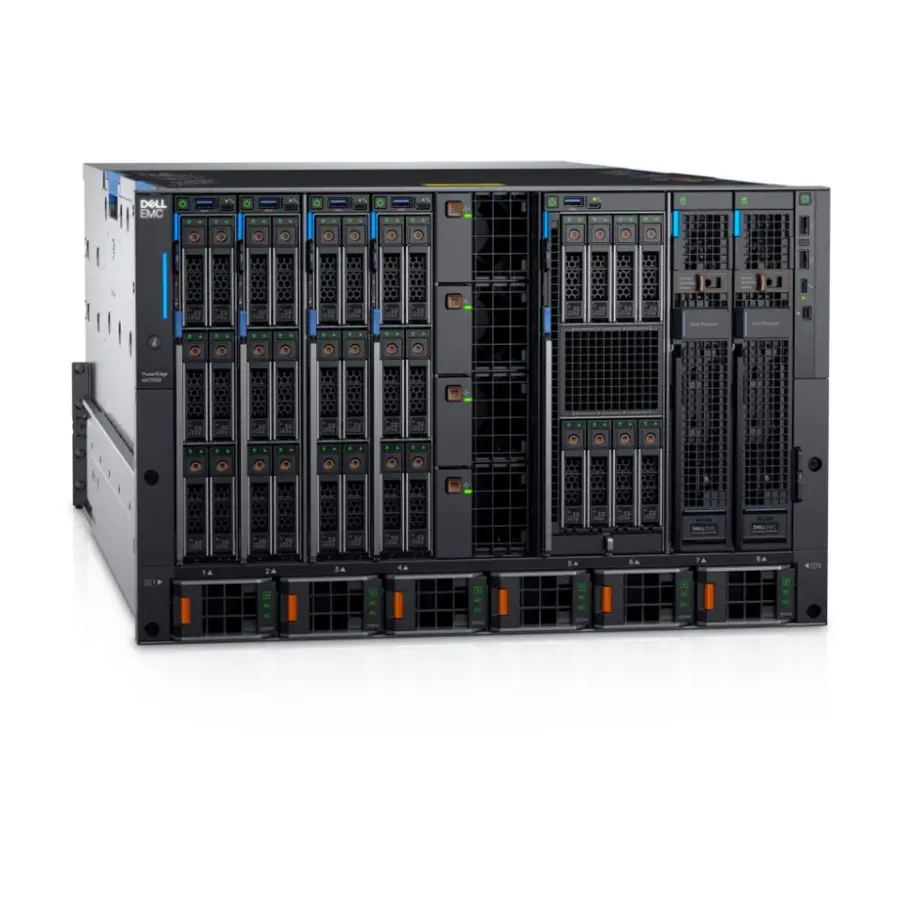 Used Best Selling Poweredge MX7000 Rack-based Modular Chassis with Dell EMC PowerEdge MX750c Blade Server — image 2