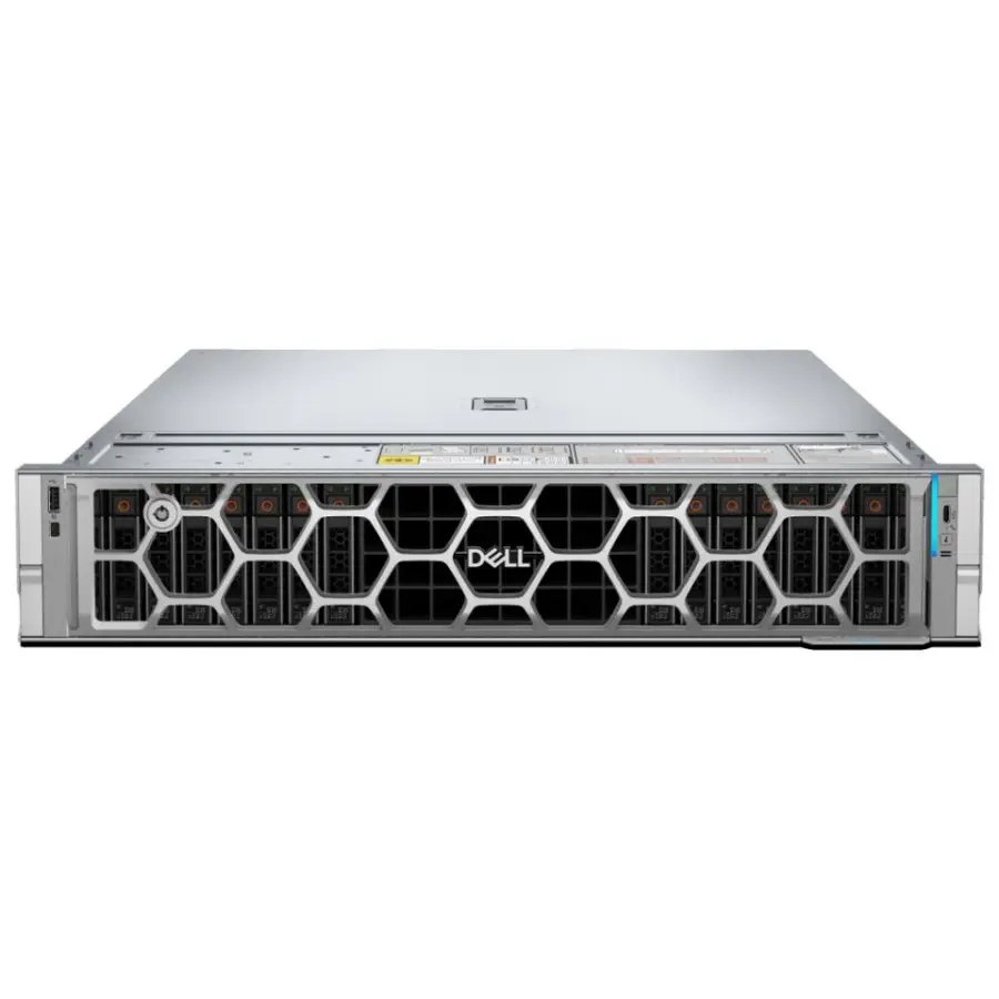 Dell PowerEdge R7715 2U Rack Server Single-Processor AMD EPYC 9005 Series Virtualization Ready, Supercharged for AI Infe — view 1