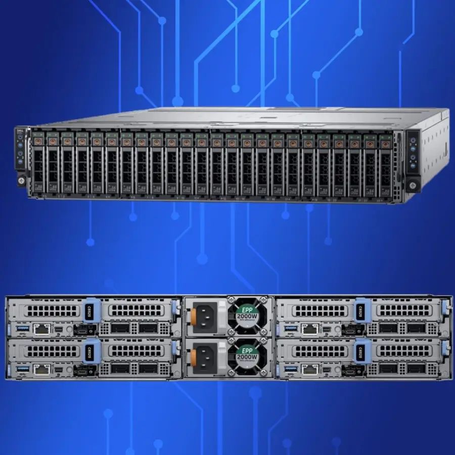 Used 4-Node for PowerEdge C6525 AMD Epyc 2U Rack Server for High Performance Dense-Computing Environments in Stock — image 6