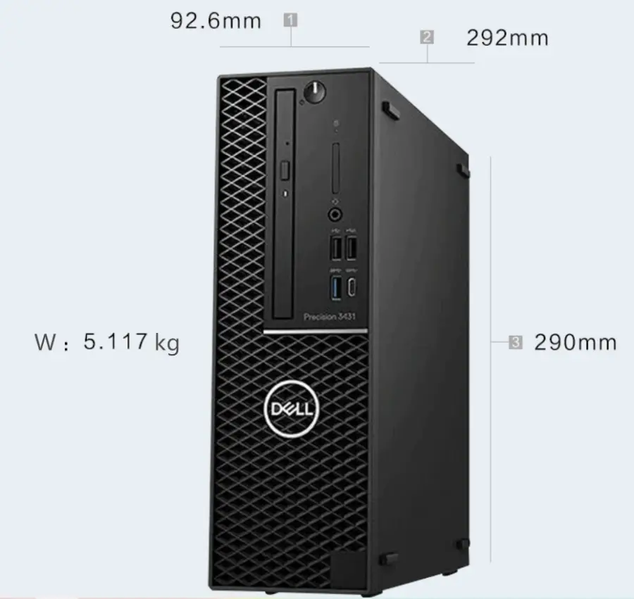 Full New for Precision Workstation T3431 Desktop Tower I3-9100 4GB RAM Stock — image 6