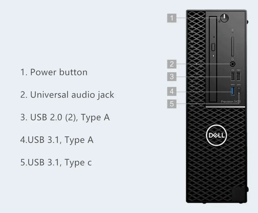 Full New for Precision Workstation T3431 Desktop Tower I3-9100 4GB RAM Stock — image 7