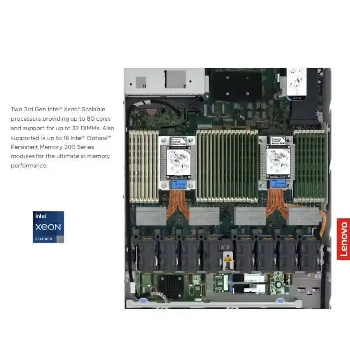 High Quality Thinksystem SR650 V2 2u Rack Server with Intel Xeon CPU — image 6