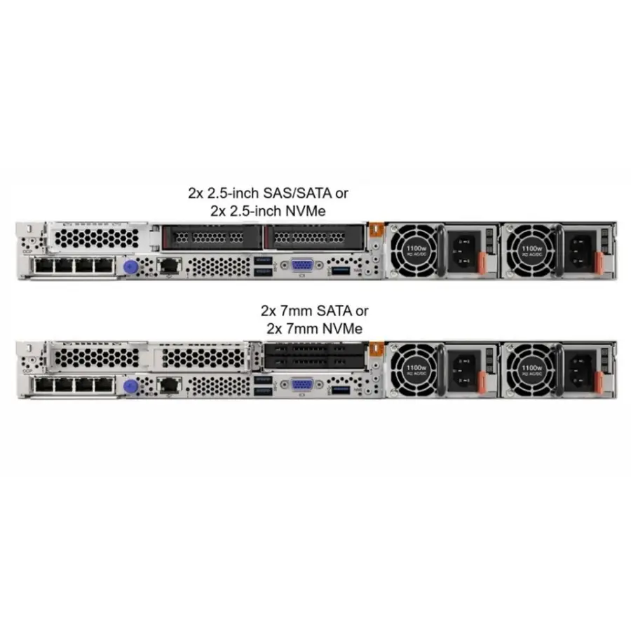 Hot Selling Built for Business, with Business-Critical Versatility ThinkSystem SR630 V2 1U Rack Server Used Server — view 2