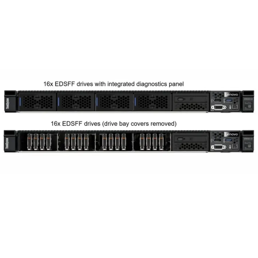 Hot Selling Built for Business, with Business-Critical Versatility ThinkSystem SR630 V2 1U Rack Server Used Server — view 3