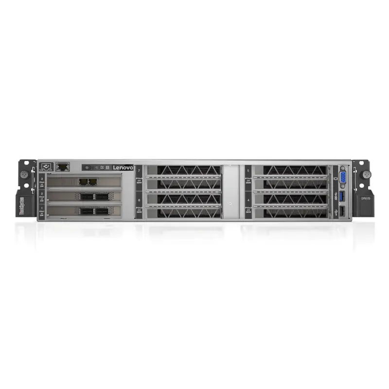 Lenovo ThinkSystem SR670 Intel Xeon 2U Rack Server with 64GB Memory Used Tower Server Motherboard in Stock — view 2