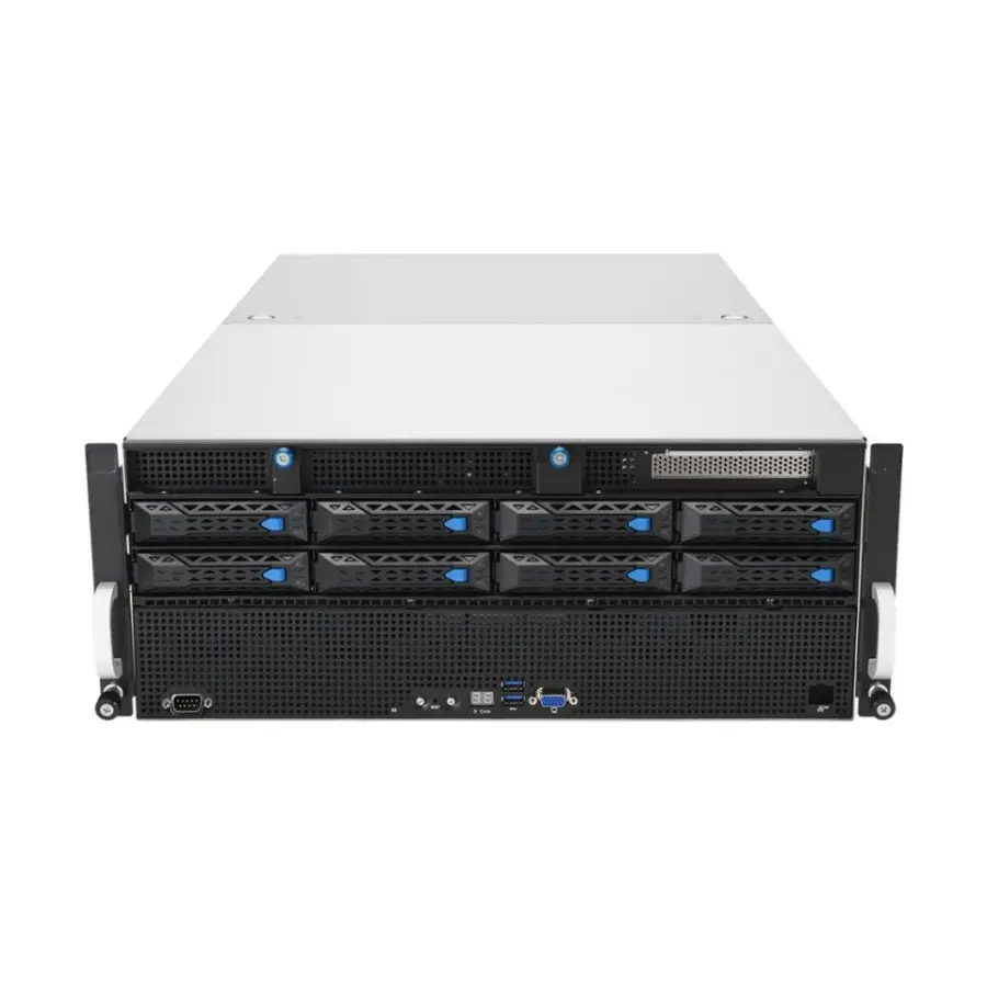 Stock Used GPU Server ESC8000A-E11 with AMD EPYC Processor 4U Dual-socket GPU Server Featuring Eight Dual-slot GPUs — view 1