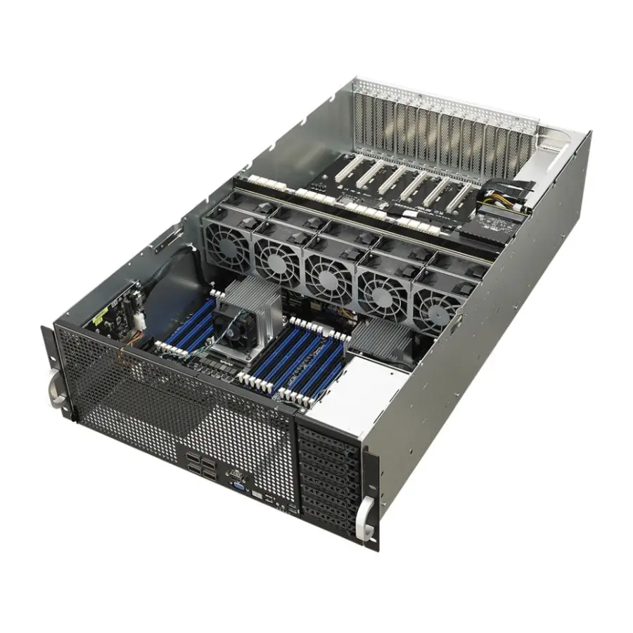 Wholesale Used Stock GPU Server a S U S ESC8000 G4 High-density 4U GPU Server Support 8 GPUs — image 2
