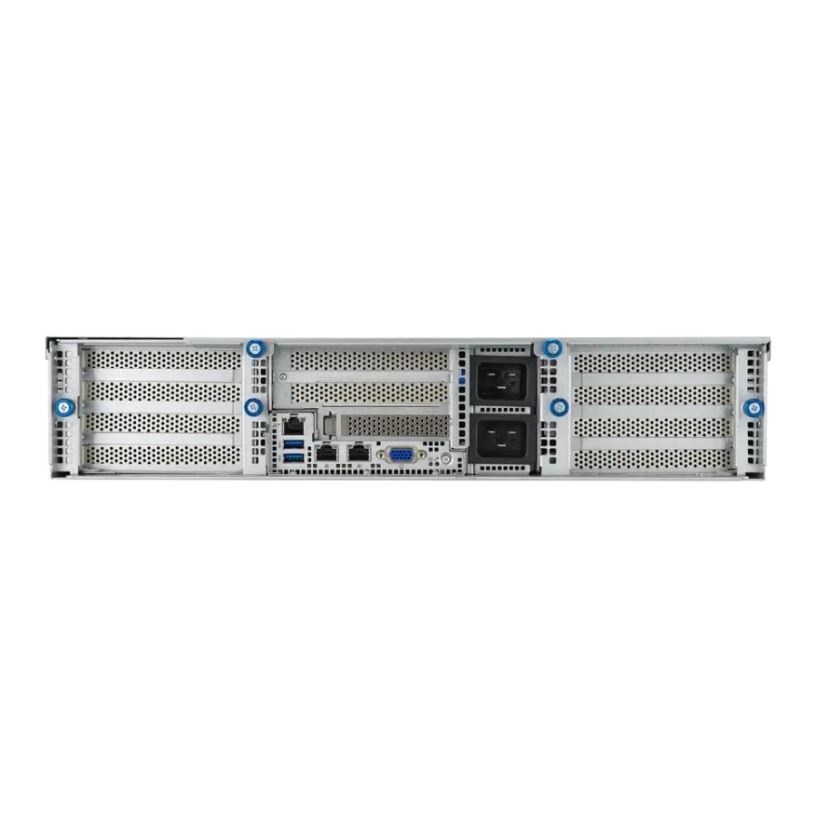 High Performance Well-known Brands ESC4000-E11 AI Supercomputing 2U Rack Server with Intel Xeon Scalable Processors in S — view 1