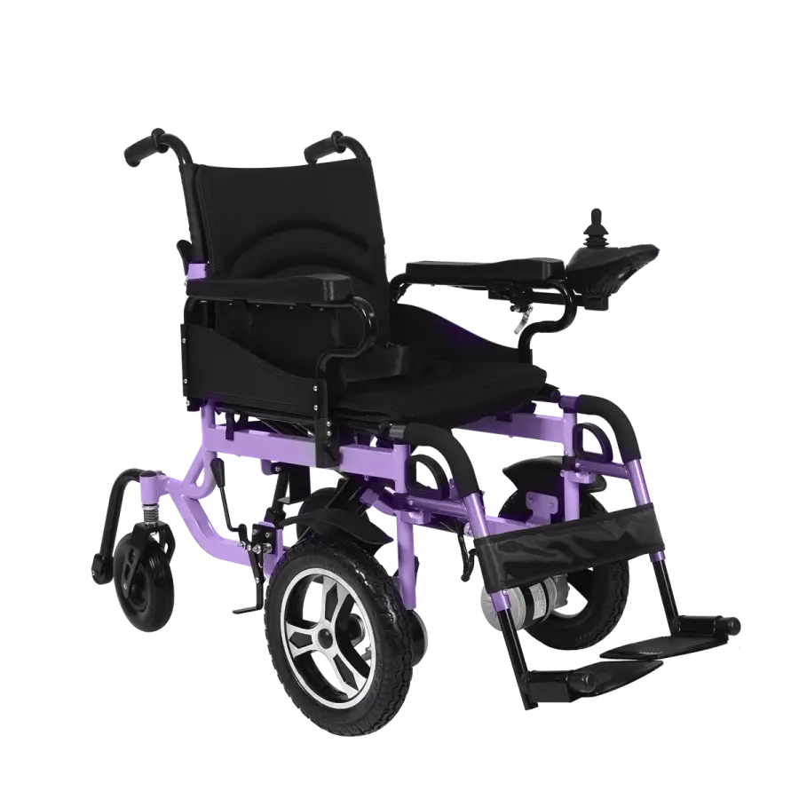 Factory Wheelchair Electric 250w Brush Motor Battery Powered Electric Wheelchair for Elderly — image 2