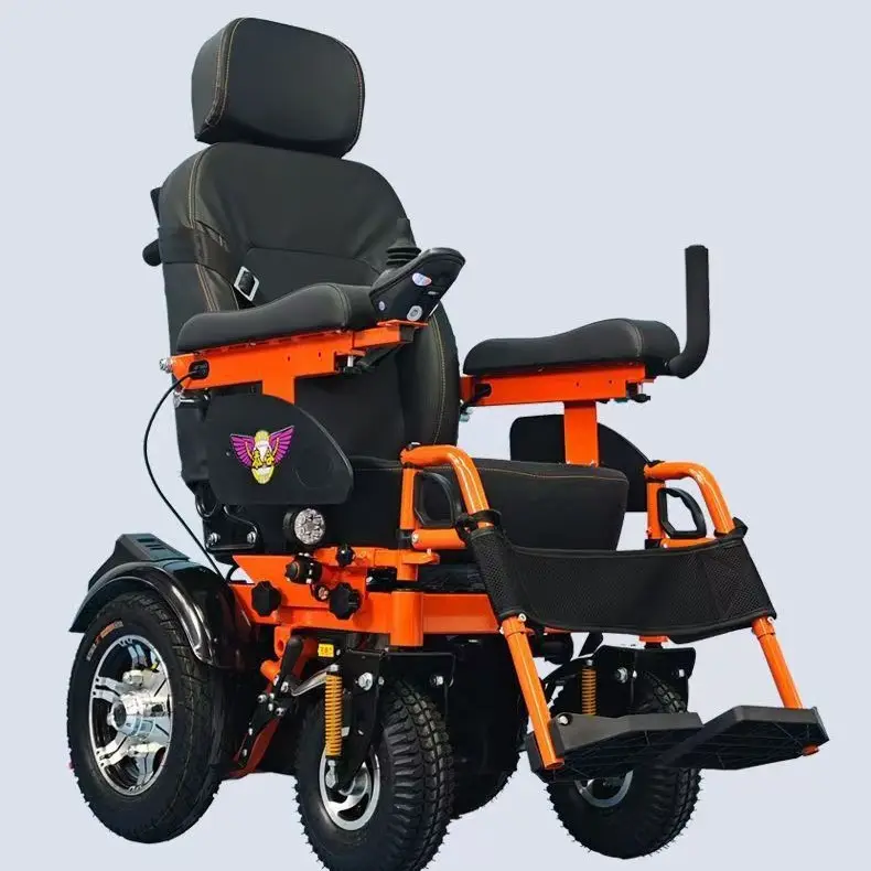 Disabled the elderly intelligent rocker electric wheelchair scooter walking tool brushless motor — view 2