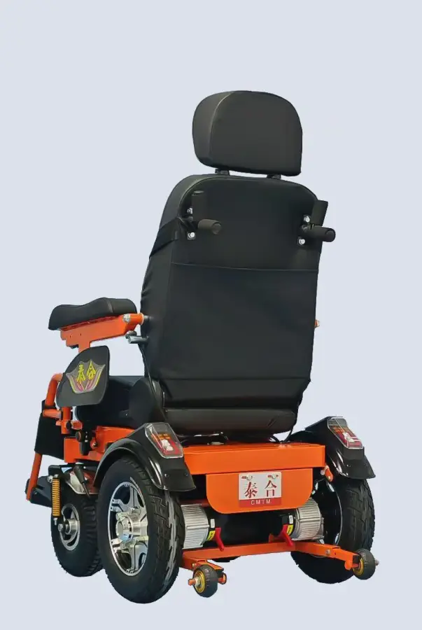 Disabled the elderly intelligent rocker electric wheelchair scooter walking tool brushless motor — view 3