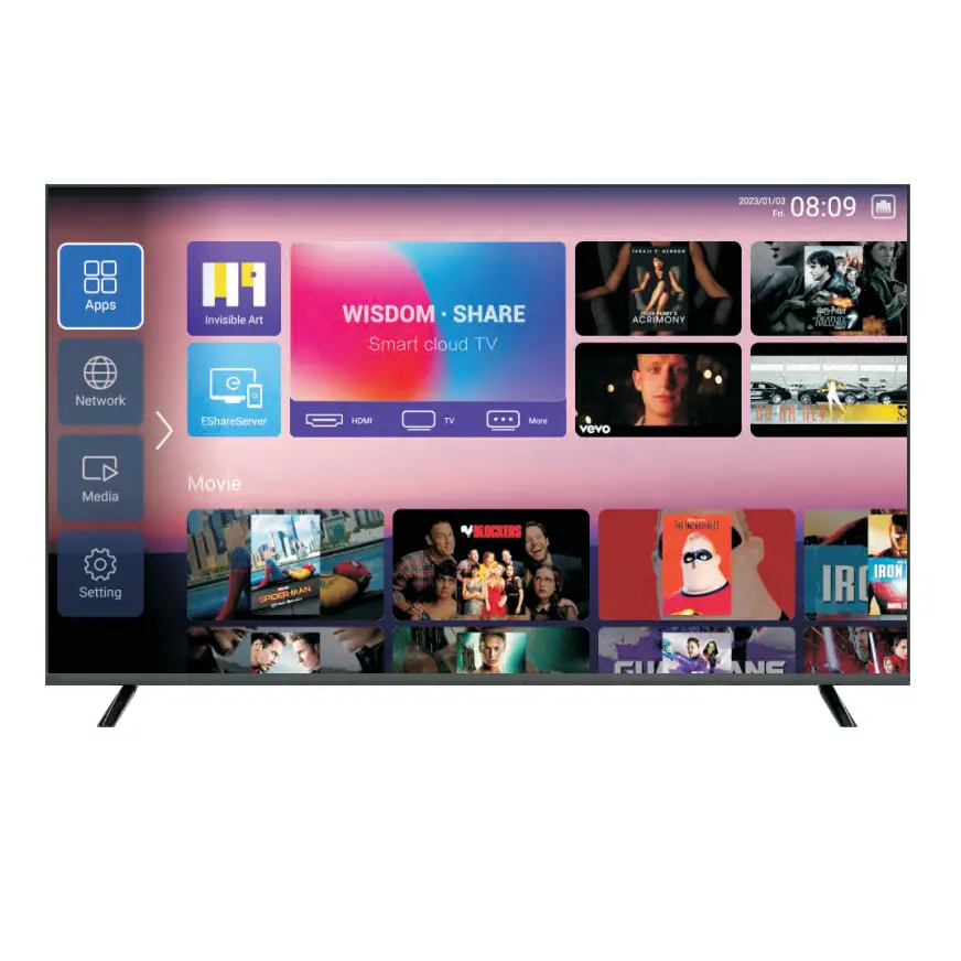 LED Smart TV with WiFi & for Bluetooth 4K UHD Frameless TV Available in Sizes 32inch and Larger for Hotels — image 4