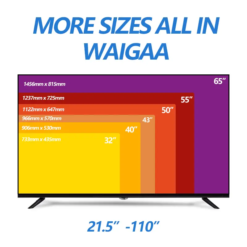 Global Version Android 11 Smart TV, 32 Inch, 4K UHD Frameless LED TV, WiFi Bluetooth Netflix YouTube Google Play HDR10 — image 4