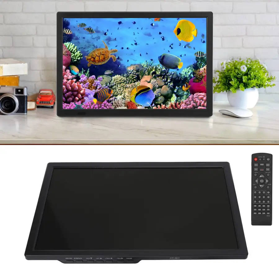 15.5 Inch Digital TV ATSC High Sensitivity Portable Digital Television Battery Powered TV Portable Digital TV Portable TV Player — image 3