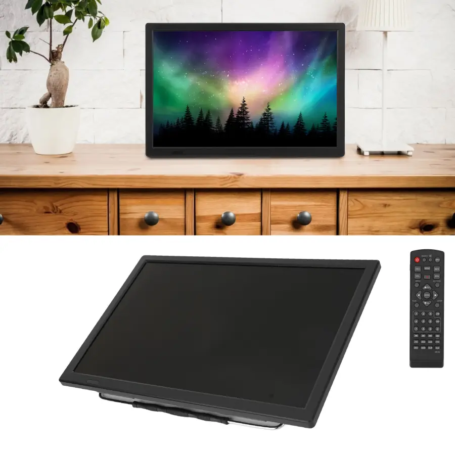 15.5 Inch Digital TV ATSC High Sensitivity Portable Digital Television Battery Powered TV Portable Digital TV Portable TV Player — image 4