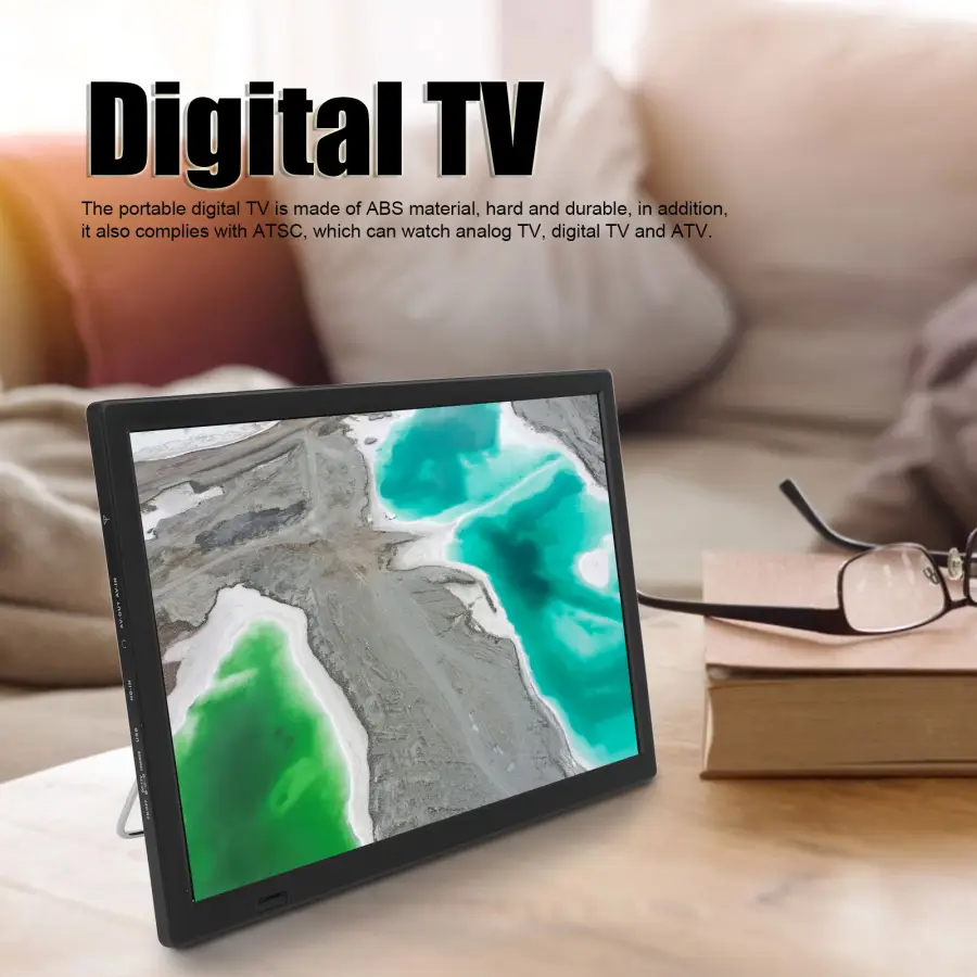 15.5 Inch Digital TV ATSC High Sensitivity Portable Digital Television Battery Powered TV Portable Digital TV Portable TV Player — image 5