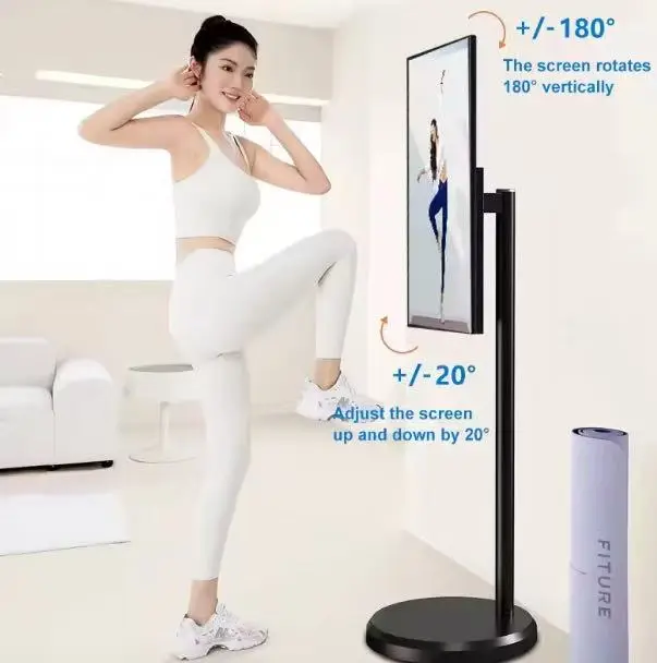 24 27 32 Inch StanbyME Style Portable TV, Smart Screen with Wheels, Movable Battery Powered Rolling Touch Monitor — view 1