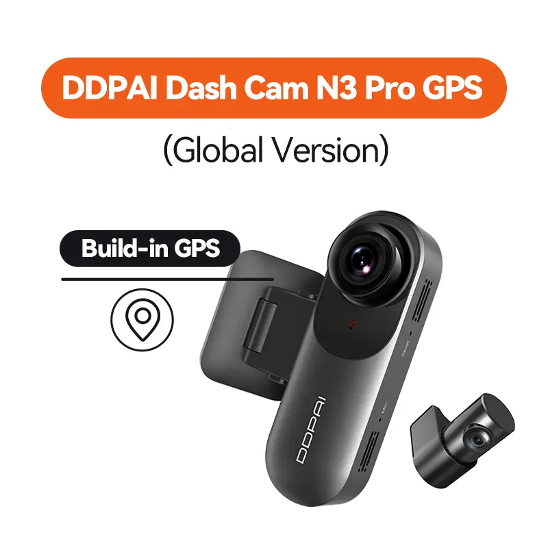DDPAI Mola N3 Pro Dash Camera Driving Vehicle Cam Wifi Smart Connect Car Recorder 2.5K Car DVR Dash Camera — image 8