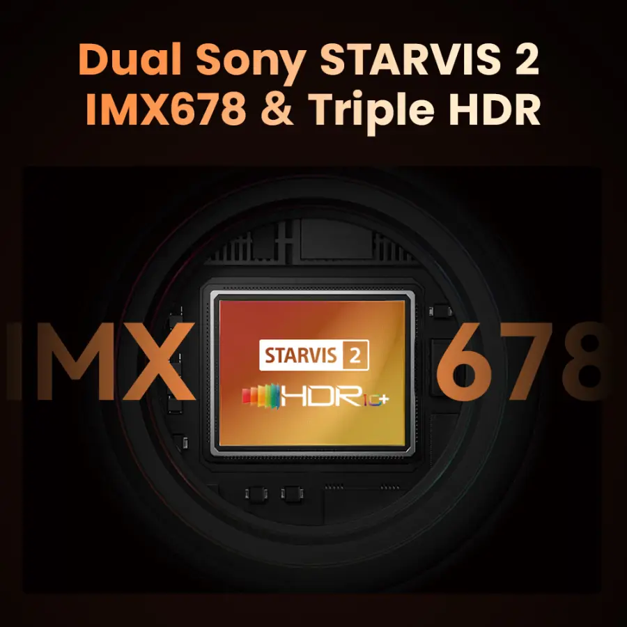 DDPAI 4K+4K New Z90 Master Dual 4K Front Rear Dual HDR for Sony Car Dash Cam ADAS Parking 5GHz WiFi Camera DVR Video Recorder — image 3