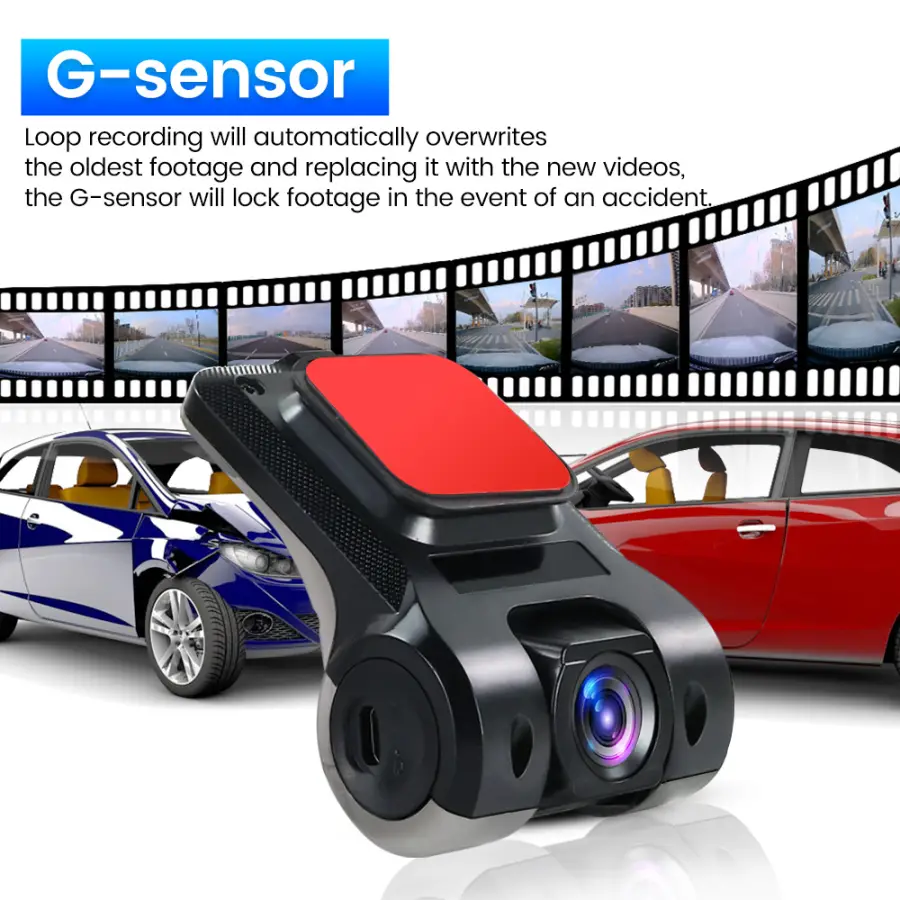 ADAS Car Dash Cam 170 Degree Wide Angle Car Front Camera Video Recorder Dashcam USB For Android DVR Auto Recorder Night Version — image 3