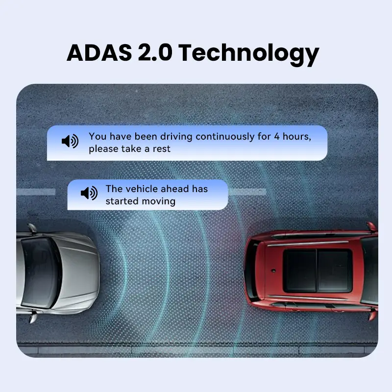 DDPAI Dash Cam Z50 Pro 4K Car DVR Night Vision 5GHz Wi-Fi GPS ADAS 24h Parking Mode Support Front and Rear Camera — image 6