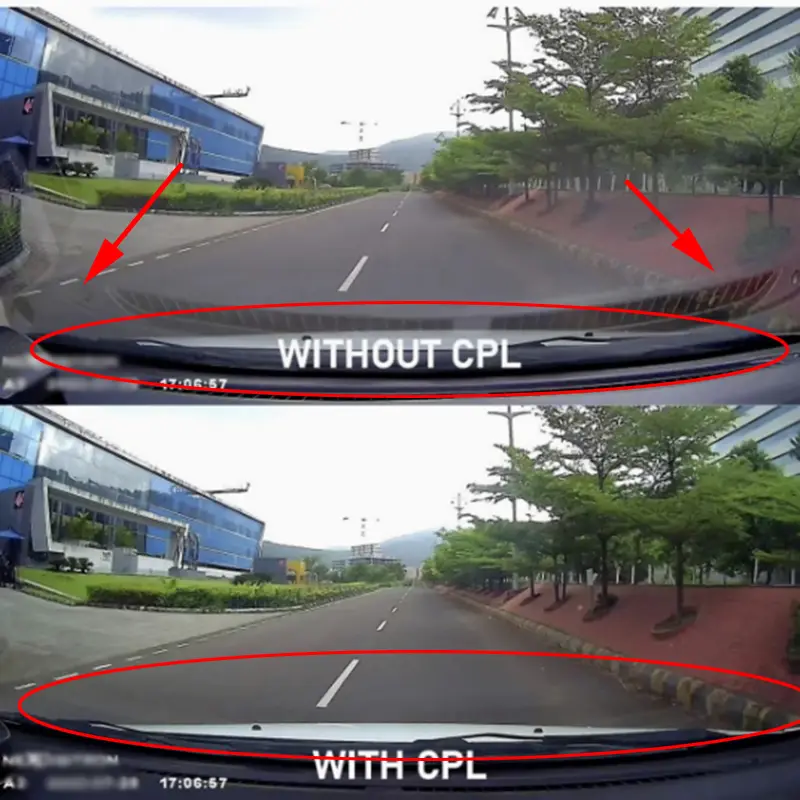 for 70mai Dash Cam 4K Omni X800 CPL Filter HD Lens Dust Protection Anti Glare CPL Filter — image 4