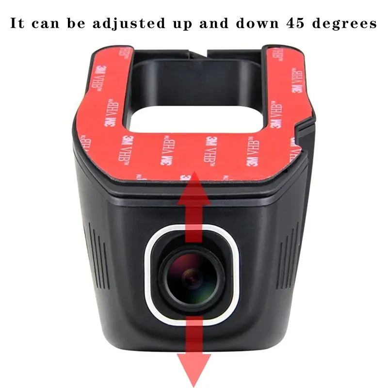 U-type hidden 4K 2160P WiFi car DVR tachograph camera HD 1080P 24H parking monitoring APP control car driving video recorder — image 6