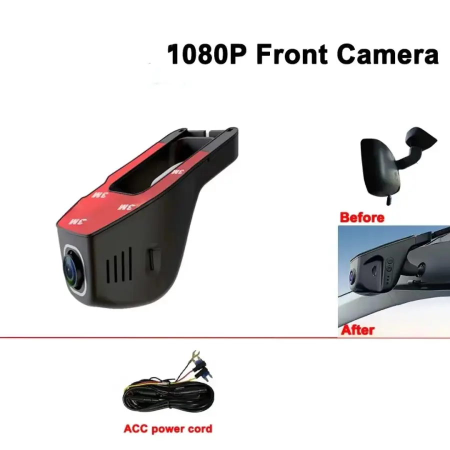 U-type hidden 4K 2160P WiFi car DVR tachograph camera HD 1080P 24H parking monitoring APP control car driving video recorder — image 8